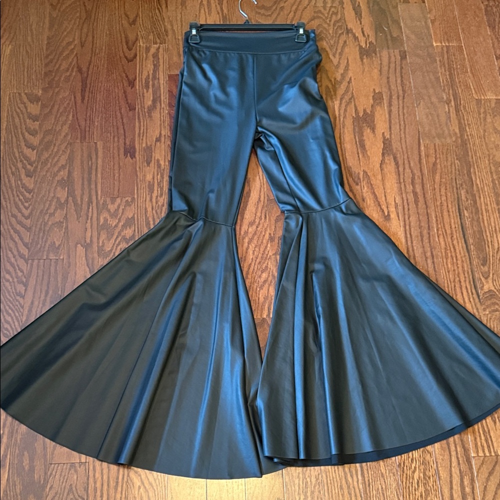 Elegant Black Flared Women's Pants